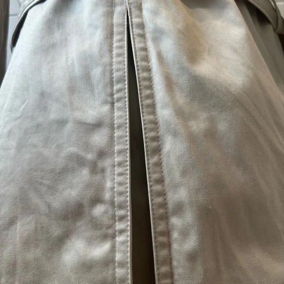 Coach Beige Double-Breasted Trench Coat - Picture 15 of 16